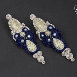 ~mela~ kolczyki sutasz LILU sztyfty 8cm