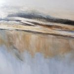 Złoty brzeg-obraz akrylowy formatu 80/100 cm  - 