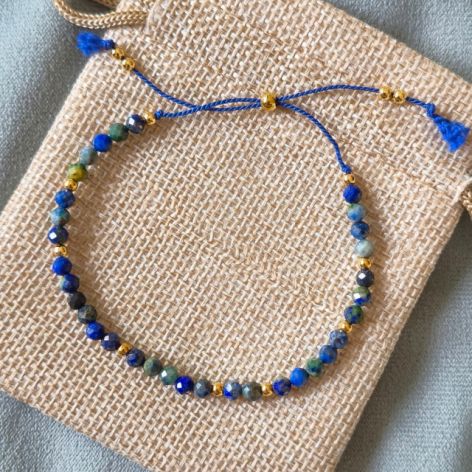 Bransoletka z kamieni naturalnych - Chryzokola