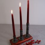 Świecznik Loftowy 3-ramienny F003_1-W2 Loft - Świecznik Loftowy F003_1-W1 loft