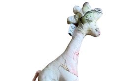 Żyrafa Romantica grzechotka z bawełny (425454)