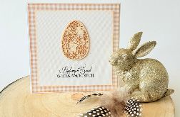 Kartka z jajem (w kratkę)