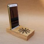 Uniwersalny drewniany stojak na telefon - Pasywny wzmacniacz podstawek na telefon