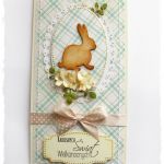 Kartka wielkanocna z zajączkiem - 