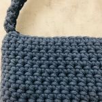 Mała torebka na ramię, niebieska torba. - 