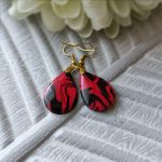 „TAMARA” kolczyki z glinki polimerowej - „TAMARA” kolczyki z glinki polimerowej