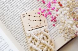 Zakładka do książki znak zodiaku Bliźnięta