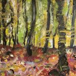 Obraz akrylowy pt.Las jesienią  - 