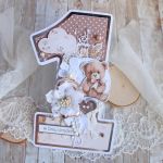 Kartka cyferka na roczek"WaitingForYou"GOTOWA - 