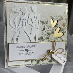 Kartka ślubna w pudełku z kopertą! #2