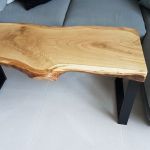 Stolik kawowy deska lita dąb - 