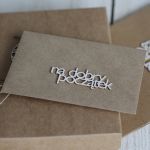 Oryginalna kartka rustykalna na ślub zestaw 3 - mini koperta na pieniądze