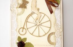 Męska kartka urodzinowa retro