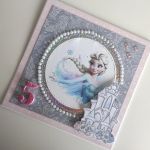 Kartka urodzinowa ręcznie robiona Kraina lodu Elsa 3 - Kartka handmade Kraina lodu _2