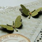 Kopertówka z okazji ślubu-'oliwkowy ogród' - 