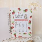 Przepiśnik prezent Dzień Babci "Strawberry"  - 