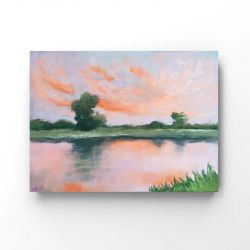 Nad wodą-praca formatu 18/24 cm 