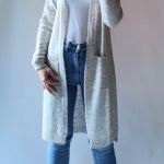 Długi sweter, płaszczyk, kardigan 01 - 