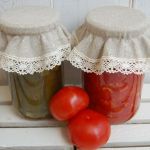Lniane kapturki na słoiki - 