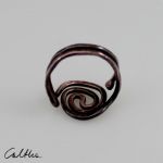 .Spirala - miedziany pierścionek 190422-03 - Pierścionek z miedzi