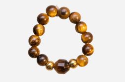 Pierścionek tygrysie oko mały