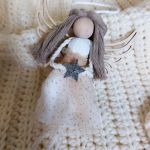 Aniołki ze srebrną gwiazdką - Pojedynczy aniołek