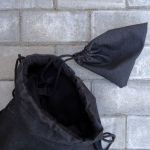 Czarny plecak - Plecak z jeansu