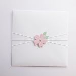 Kartka na 40 urodziny handmade z życzeniami - Kartka na 40 urodziny w ozdobionej kopercie