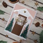Kartka świąteczna - drzwi 3 - Widok z góry