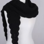 Szalik – czarna zamotka - 