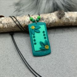 „OLIVIA” wisiorek z glinki polimerowej