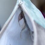 Kolorowa kosmetyczka MAXI z weluru - 