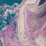 Abstrakcyjny obraz Purple Bay - 