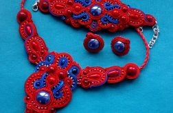 Komplet sutasz Czerwień i Chabr