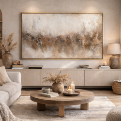 Obraz strukturalny ręcznie malowany abstrakcja obraz do salonu XXL 70x100 cm