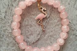 Bransoletka z flamingiem