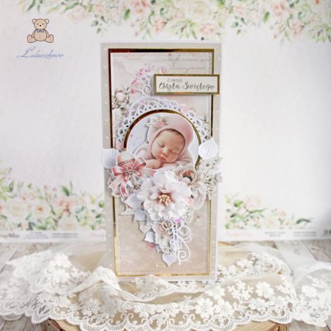 Kartka na chrzest święty "MyLittleBaby"GOTOWA