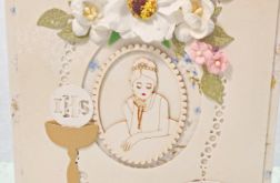 Pamiątka komunijna z tekturką