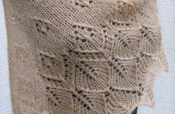 Ażurowa chusta mgiełka moher