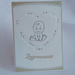 Zaproszenie na Chrzest św. lub Urodziny w16
