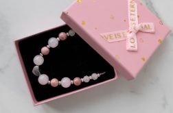 Rodonit, Kryształ górski, Hematyt, Serduszko