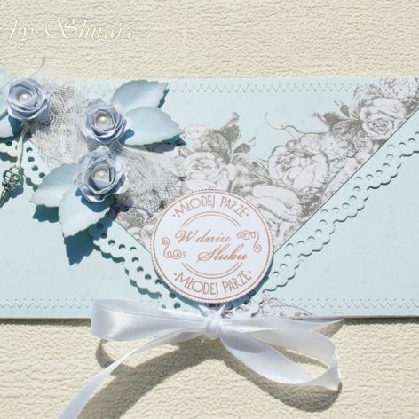 Kopertówka z okazji ślubu- różany świt