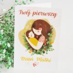 Kartka na Dzień Matki Pierwszy Dzień Matki - 