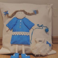 POSZEWKA DZIEWCZYNKA Z KOTEM