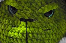 Szydełkowa maskotka amigurumi Zielony