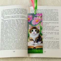 Zakładka do książki - kotek