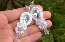 Kolczyki Biel, Srebro & Kryształy