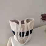 Torba szydełkowa na ramię 23cmx28cm  - Torba ze sznurka