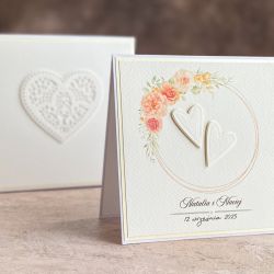 Kartka ślubna z pudełkiem i kopertą, WP 42D