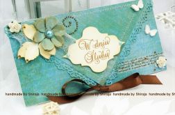 Kopertówka z okazji ślubu-lazurowe wybrzeże